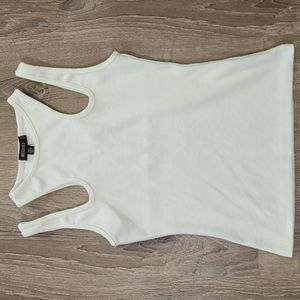 Misguided cut out ribbed tank